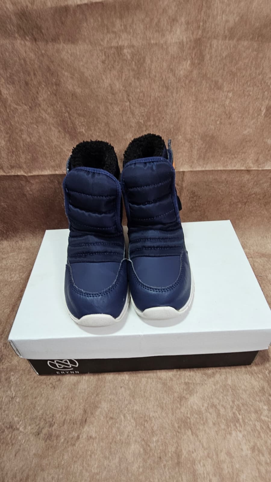 PUMA Kids Winter Boots Dark Blue Warm Lined UK 5 Toddlers