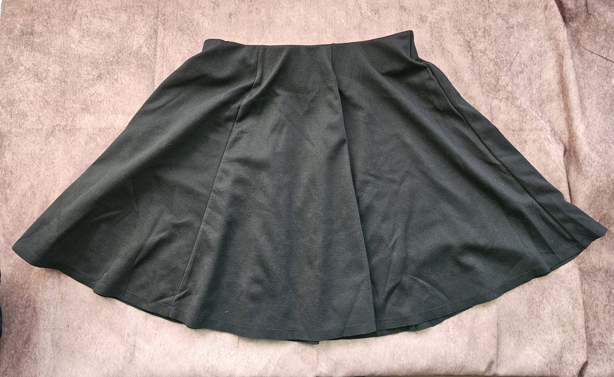 Alcott Black Skater Mini Skirt – Size S | Pre-Loved