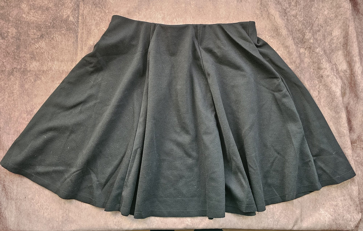 Alcott Black Skater Mini Skirt – Size S | Pre-Loved