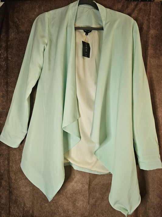 New Look Mint Green Waterfall Blazer – Size S | New With Tags