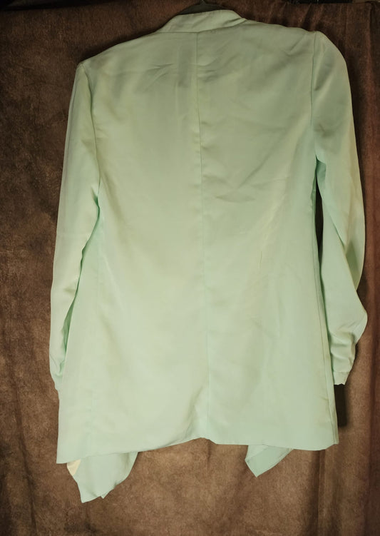 New Look Mint Green Waterfall Blazer – Size S | New With Tags