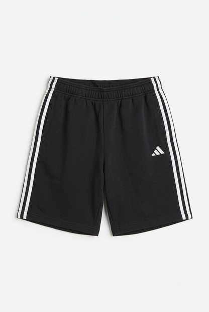 Black Sports Shorts Front – White Background
