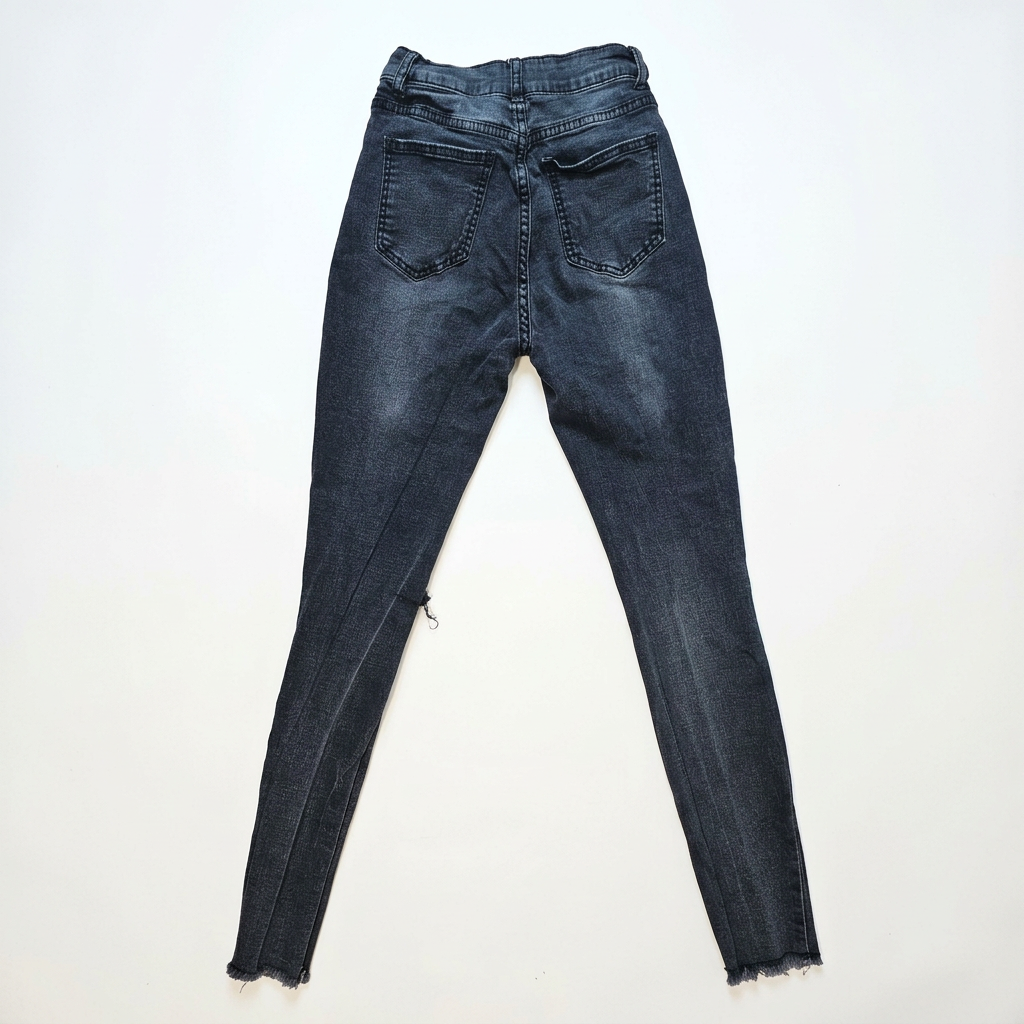 Dark Wash Jeans White BG – 2