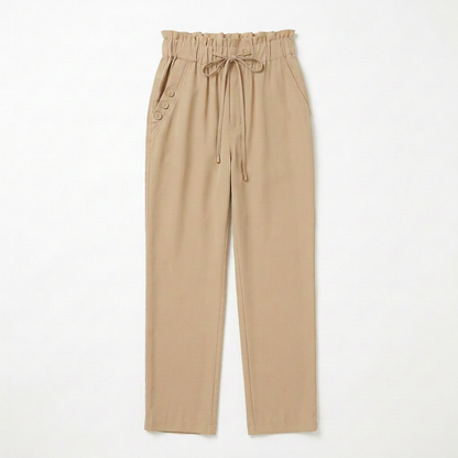 Front view with left pocket buttons