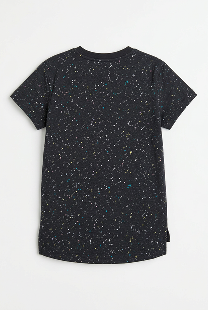 Galaxy Tee Back – White Background