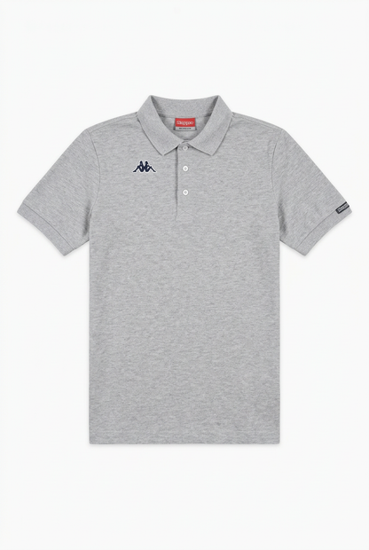 Grey Polo Front – White Background