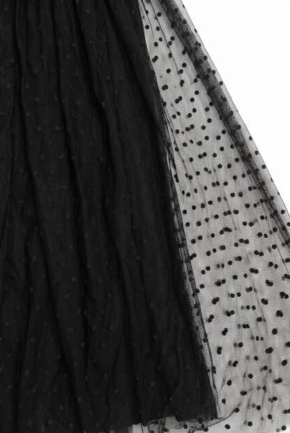 White-background dotted mesh detail