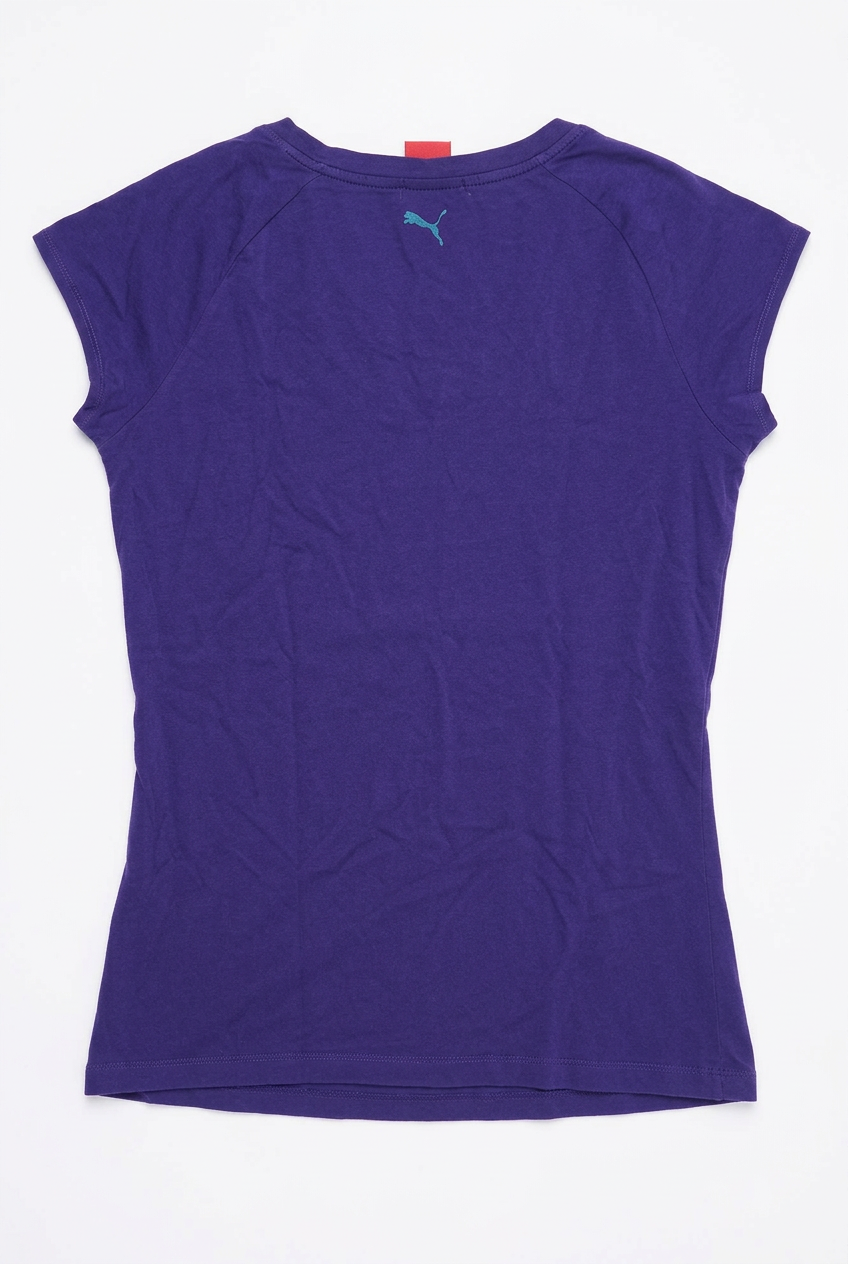 Purple Tee Back – White Background
