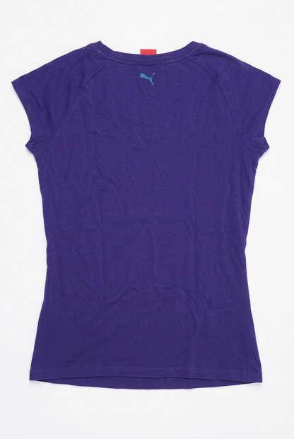 Purple Tee Back – White Background