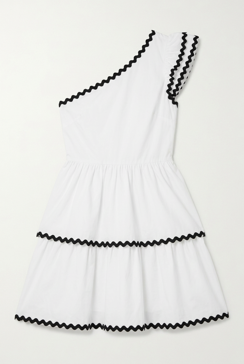 White One-Shoulder Dress – Front